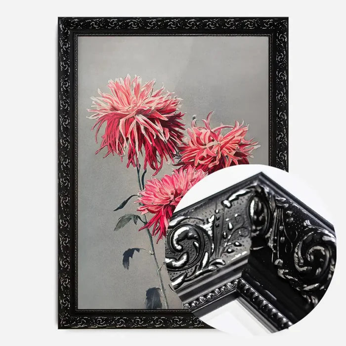 21x30cm | 8¼ x 11¾in / Black Ornate Frame
