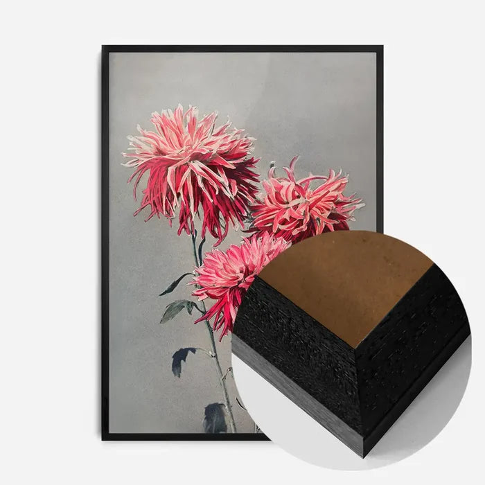 21x30cm | 8¼ x 11¾in / Black Wood Frame