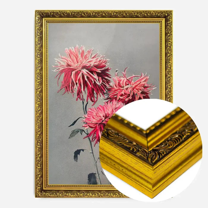 21x30cm | 8¼ x 11¾in / Gold Ornate Frame