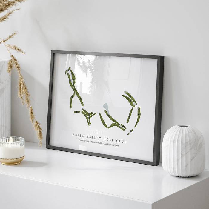 Aspen Valley Golf Club | Golf Course Print | On+Table