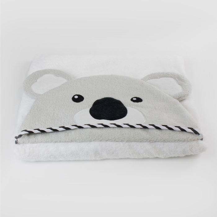 Aussie Animals 'Koala' Novelty Hooded Bath Towel - Bubba Blue Australia
