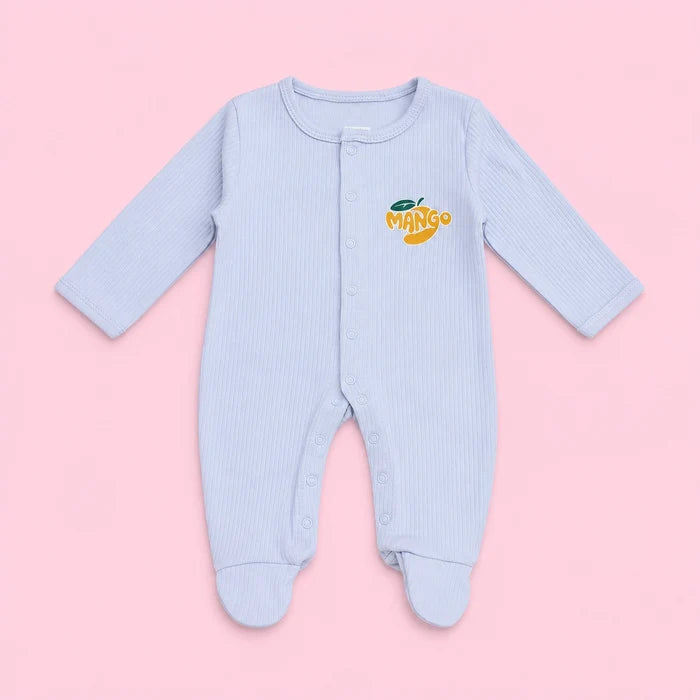 Baby button Sleepsuit | 0-3 Months | Romper