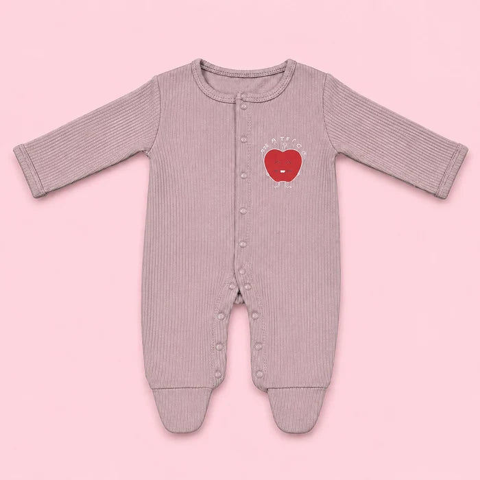 Baby button Sleepsuit | 0-3 Months | Romper