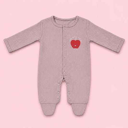 Baby button Sleepsuit | 0-3 Months | Romper