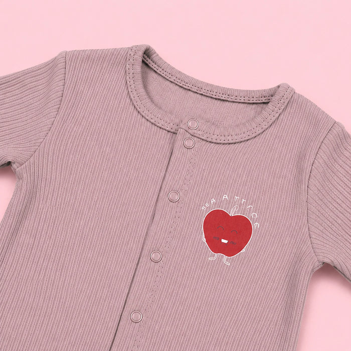 Baby button Sleepsuit | 0-3 Months | Romper