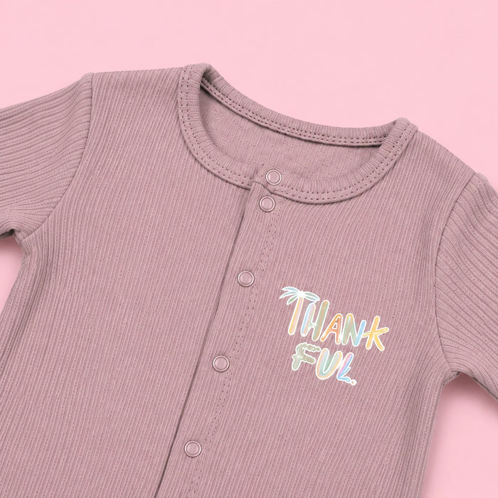 Baby button Sleepsuit | 0-3 Months | Romper