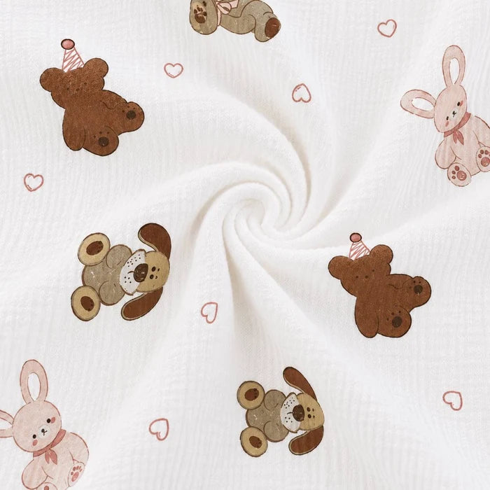 Baby Face Towel  | Bearcap |White