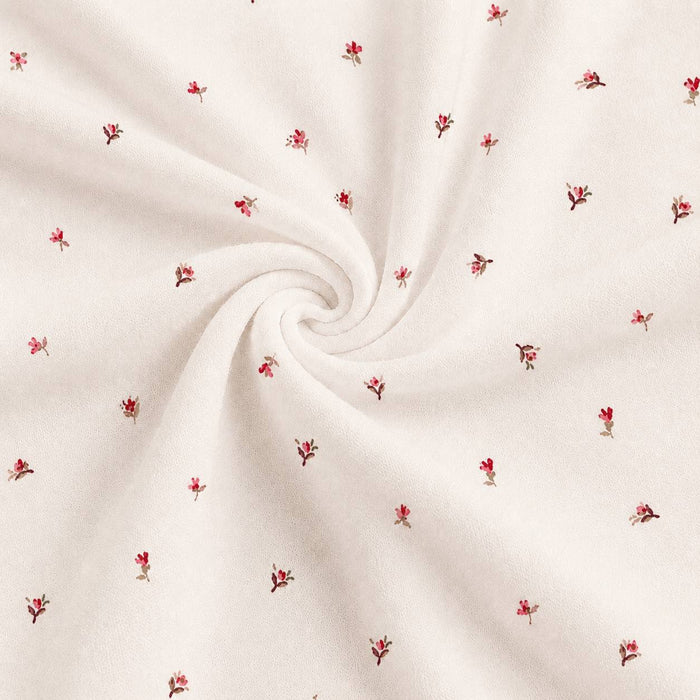 Baby Face Towel Red flower print