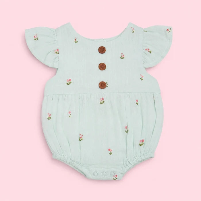 Baby Girl Floral Onesie| 0-3 Months | Onesie