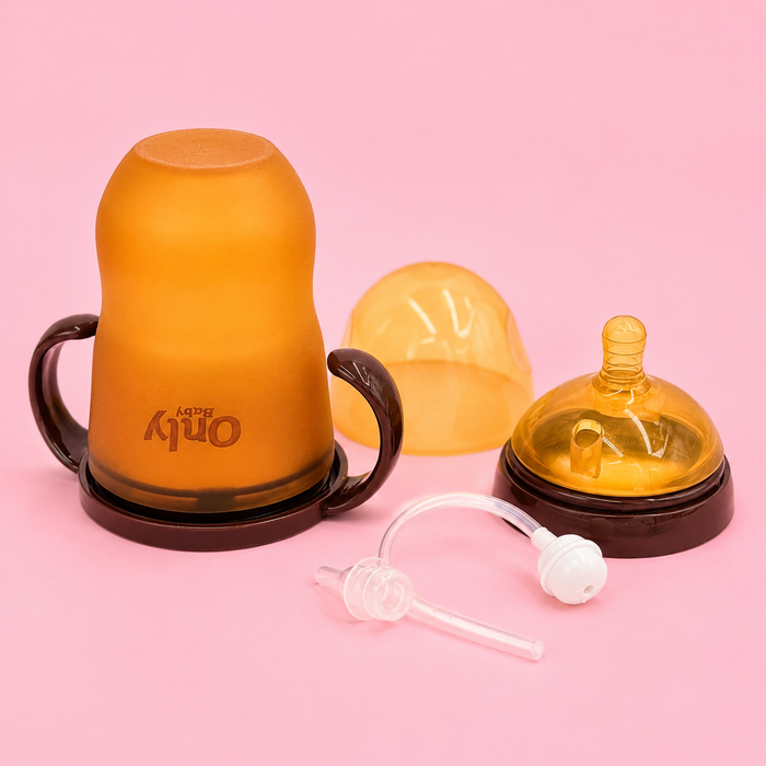 Baby Training Sippy Cup with Silicone Spout & Handles
