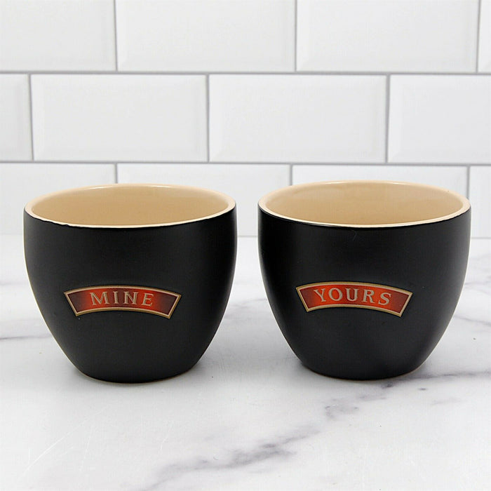 Baileys 2020 Irish Cream Holiday Yours and Mine Set of 2 Bowls Dessert Cups
