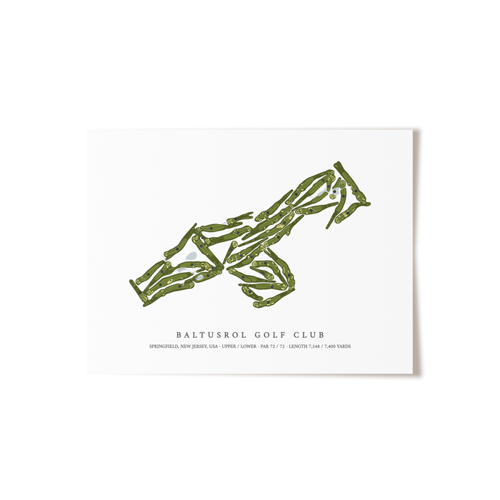 Baltusrol Golf Club | Golf Course Print | Unframed