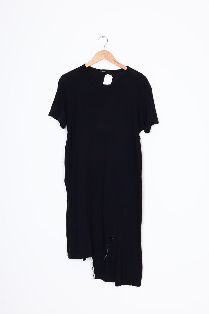 Bassike Womens Black Dress Size L