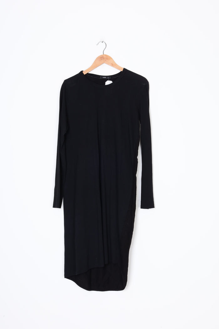 Bassike Womens Black Dress Size S