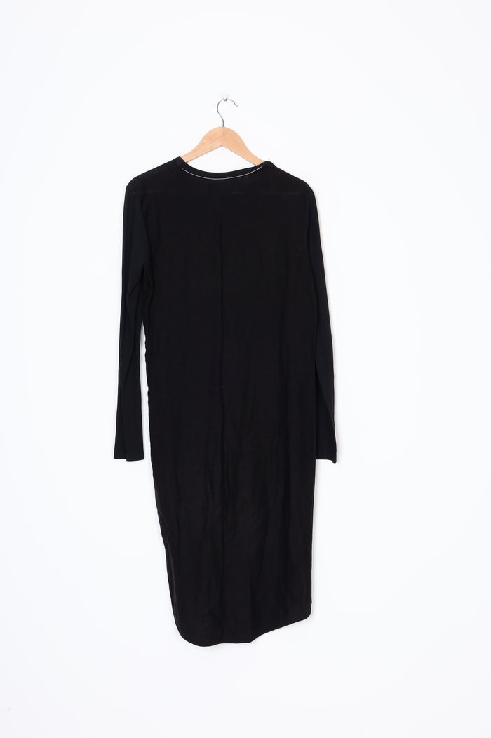 Bassike Womens Black Dress Size S