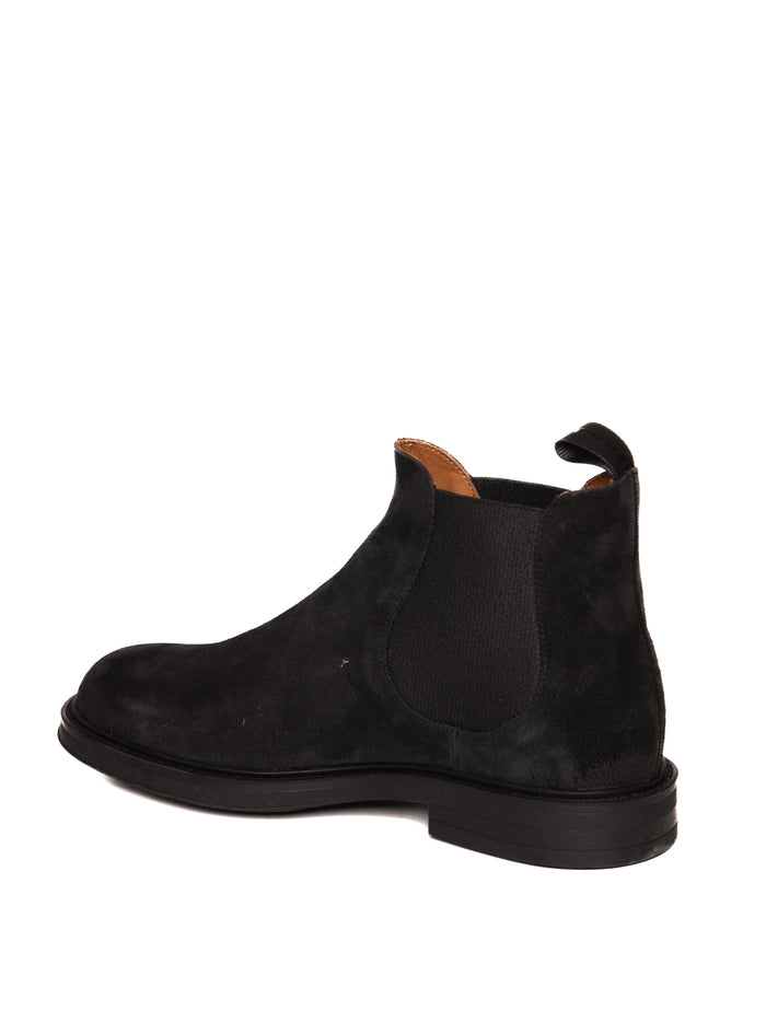 FRAU beatles in pelle scamosciata blu<BR/> A73C3 WAXY-BLU