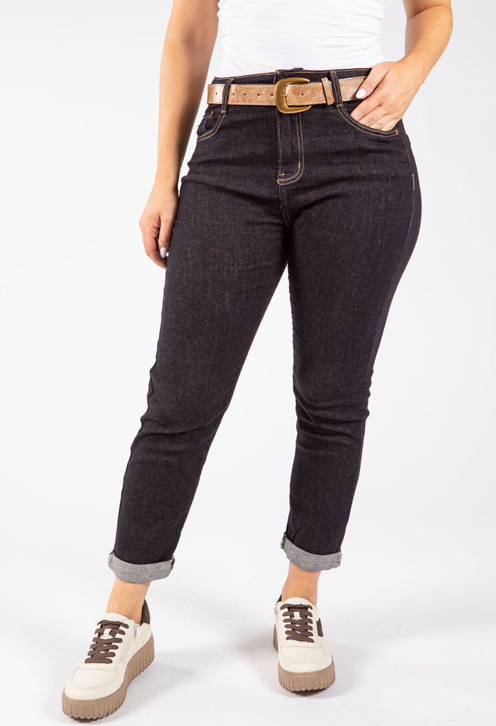 Belted Mom Jeans