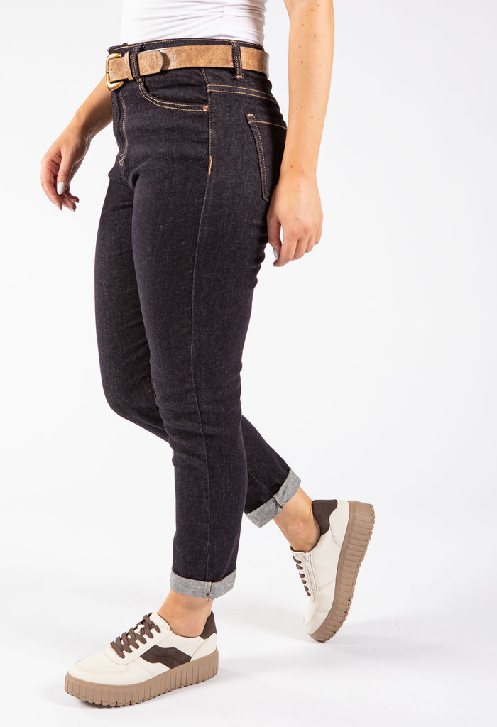 Belted Mom Jeans