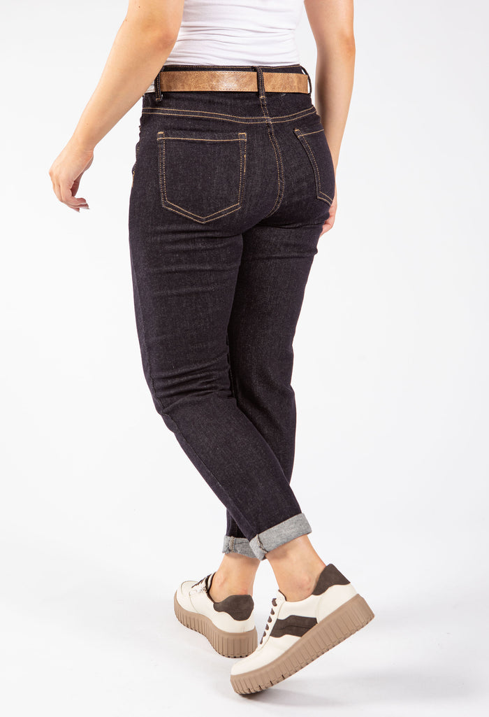 Belted Mom Jeans
