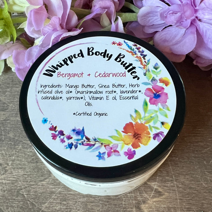 Bergamot + Cedarwood Whipped Body Butter