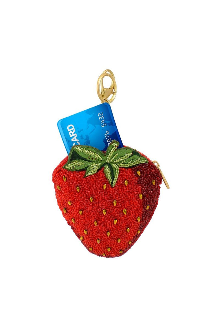 Berry Beautiful Strawberry Coin Purse