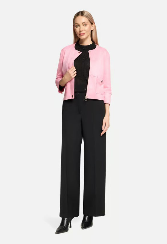 Blazer jacket with patch pockets