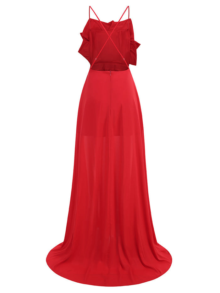 Bloom Couture Maxi Dress - Scarlet