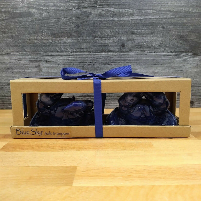 Blue Crab Salt Pepper Set Collectible by Blue Sky Clayworks