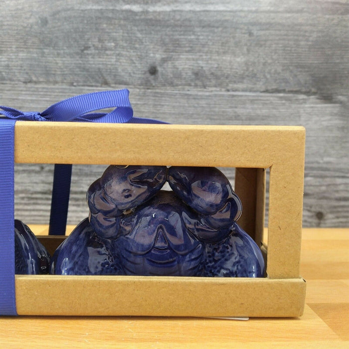 Blue Crab Salt Pepper Set Collectible by Blue Sky Clayworks
