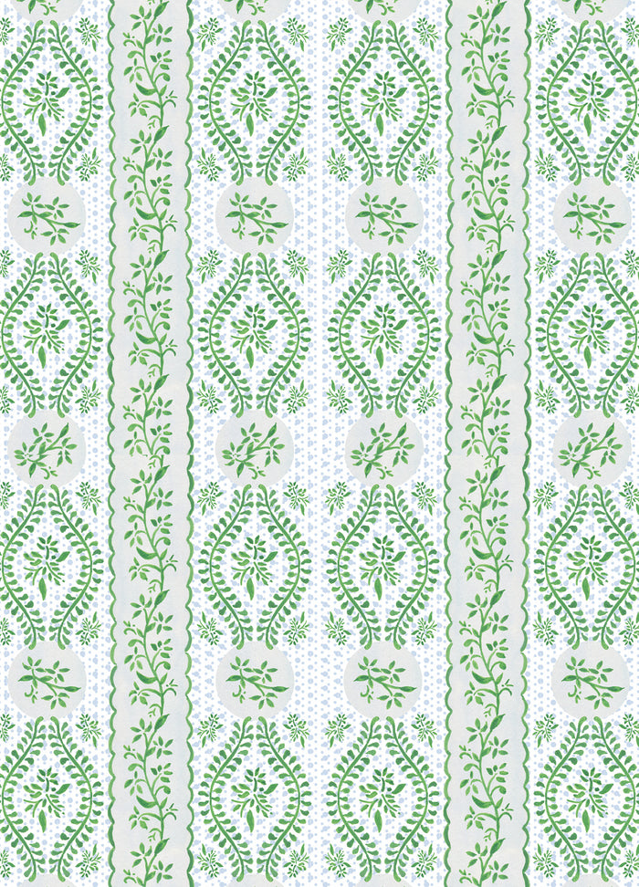 Blue + Green Scallop Notecard Set
