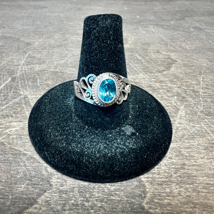 Blue Topaz Ring