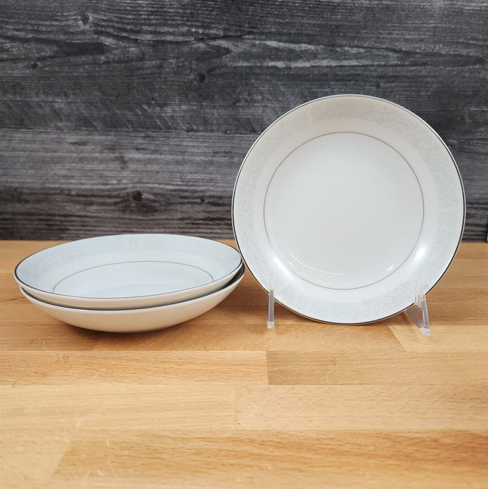 Bluedale 3 Fruit Dessert Sauce Bowl Set Blue Flowers Ceramic by Fine China Japan