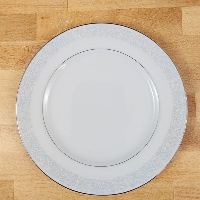 Bluedale Salad Plate Set of 4 by Fine China Japan Blue & White Flowers Ceramic