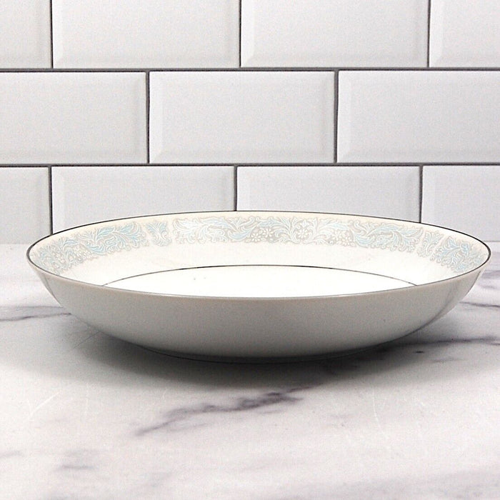 Bluedale Soup Bowl Set of 4 Blue & White Flowers Ceramic 7.5" Fine China Japan