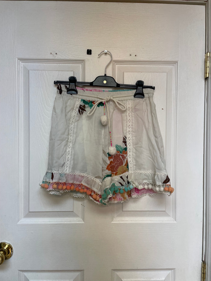white floral / s/m