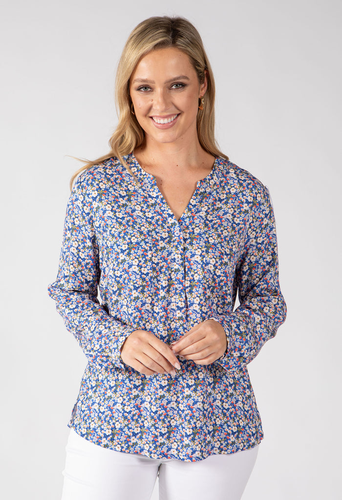 Boni Fleur Ditsy Print Blouse