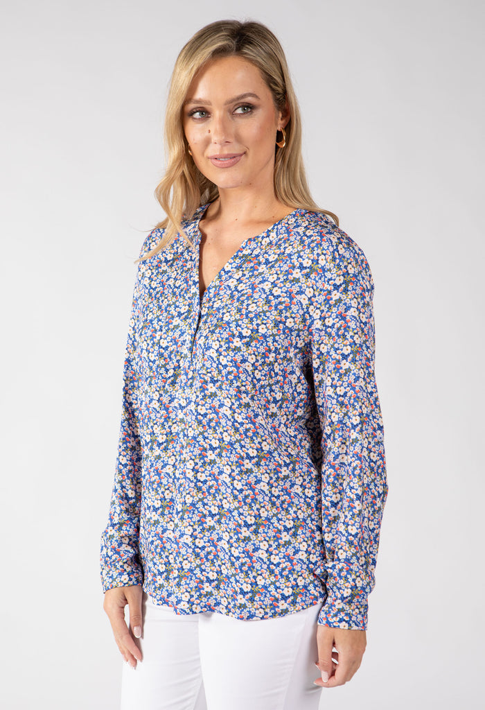 Boni Fleur Ditsy Print Blouse