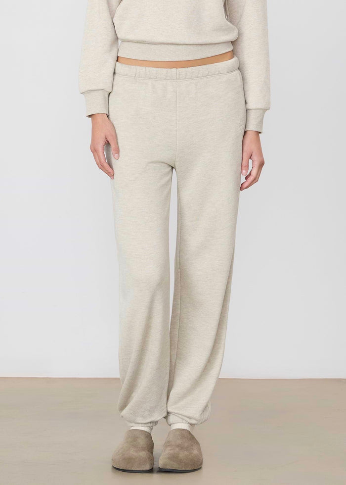 Boyfriend Pocket Sweatpant (Heather Oatmeal)