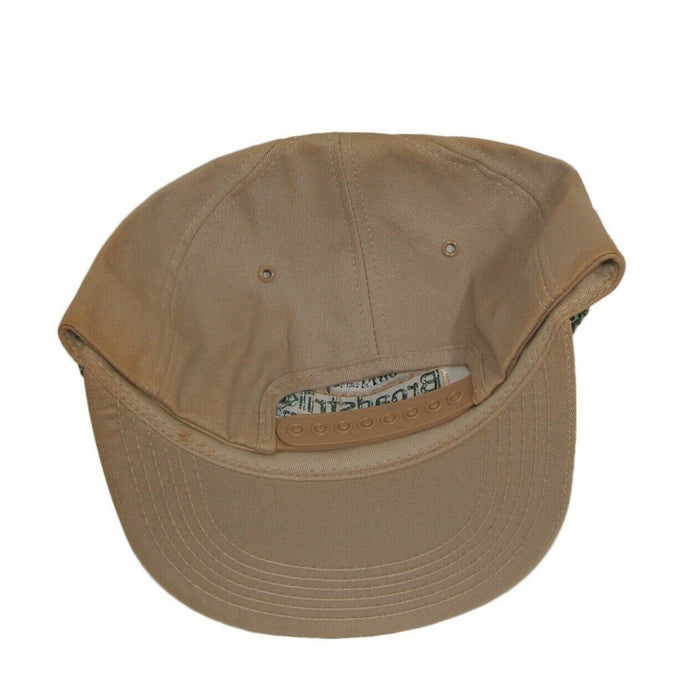 Broadstrike Weed Control Farm Hat 5 Panel Ball Cap Tan Adjustable DowElanco