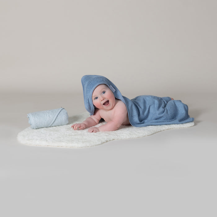 Sundae 2PK Hooded Towels - Blueberry - Bubba Blue Australia
