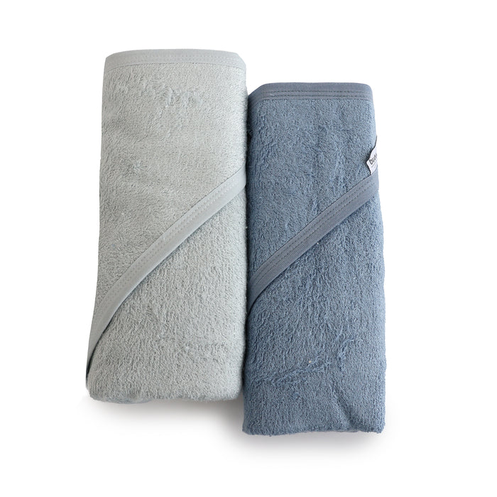 Sundae 2PK Hooded Towels - Blueberry - Bubba Blue Australia