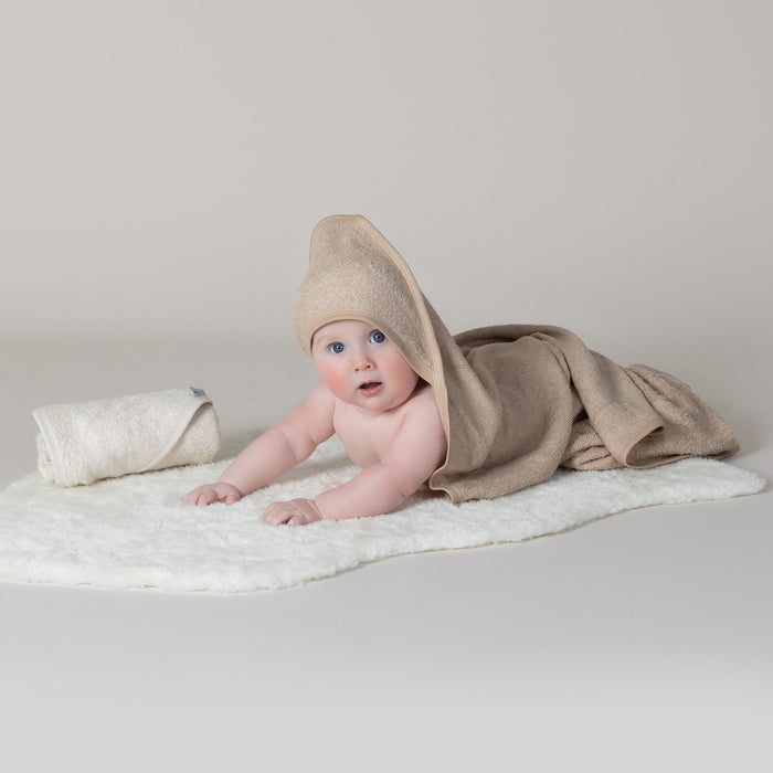 Bubba Sundae 2PK Hooded Towels - Chestnut - Bubba Blue Australia