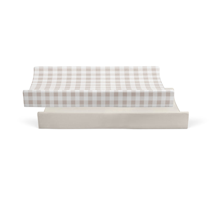 Bubba Sundae 2pk Waterproof Change Pad Covers - Chestnut - Bubba Blue Australia