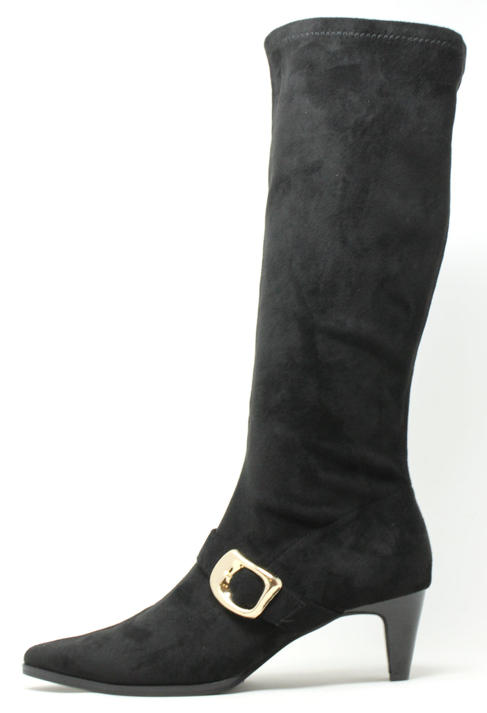 Buckle Knee High Boot