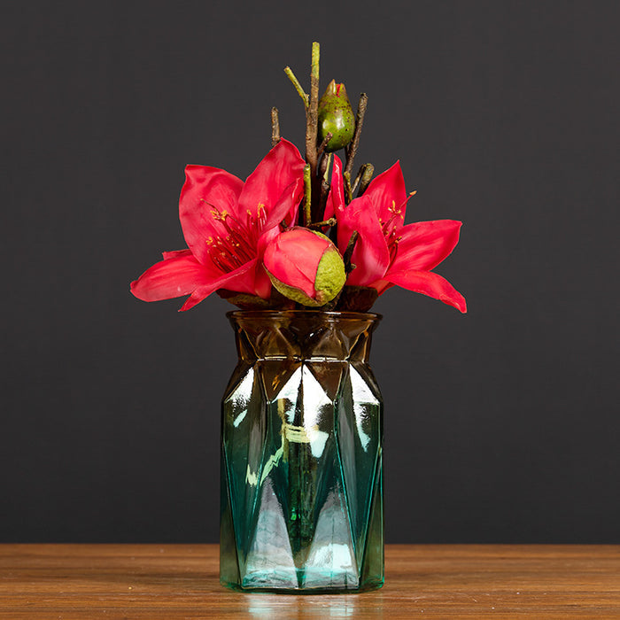 Bulk 12" Kapok Bouquet Artificial Flowers Bouquet Table Centerpiece Floral Arrangement Wholesale