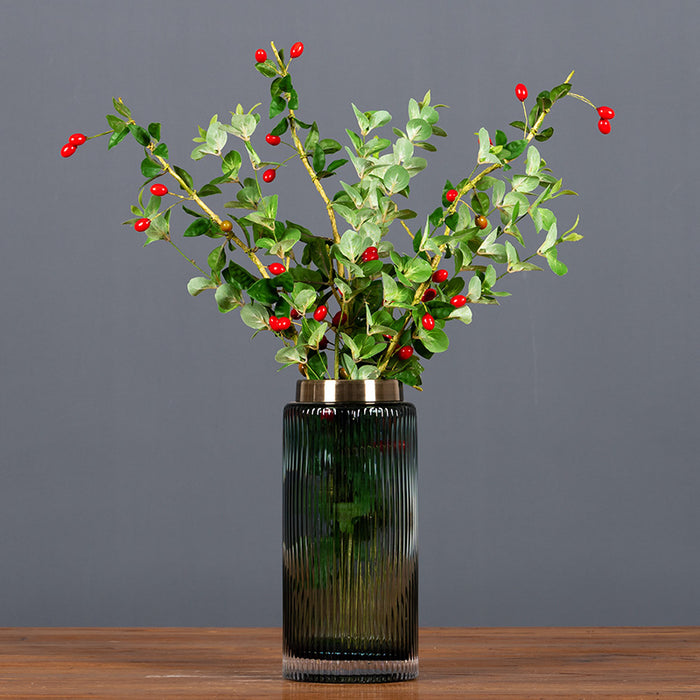 Bulk 27" Wolfberry Goji Stems Artificial Fruits Branches Wholesale