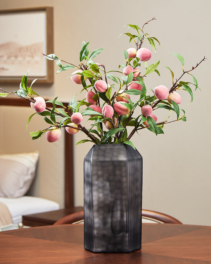 Bulk 38" Extra Long Peach Stems Artificial Fruit Stems Wholesale