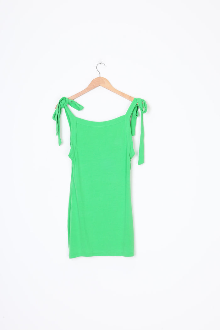 Caitlin Crisp Womens Green Dress Size 14