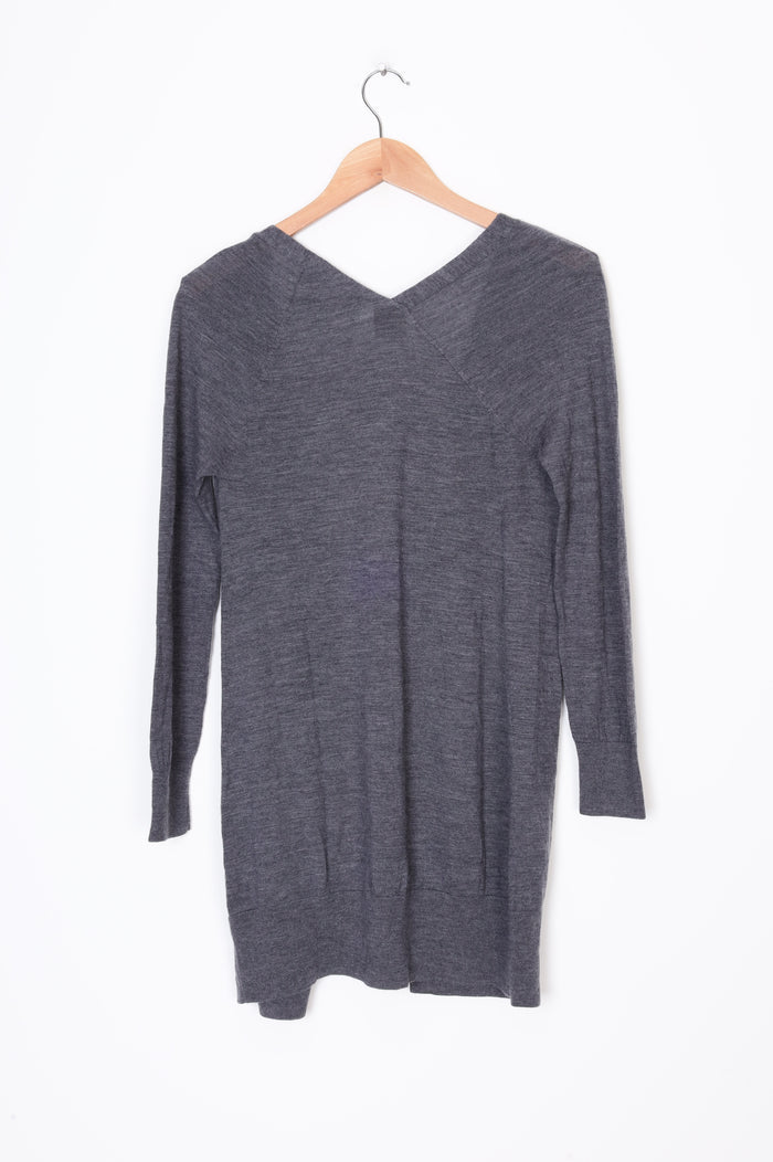Calvin Klein Womens Grey Cardigan Size XS