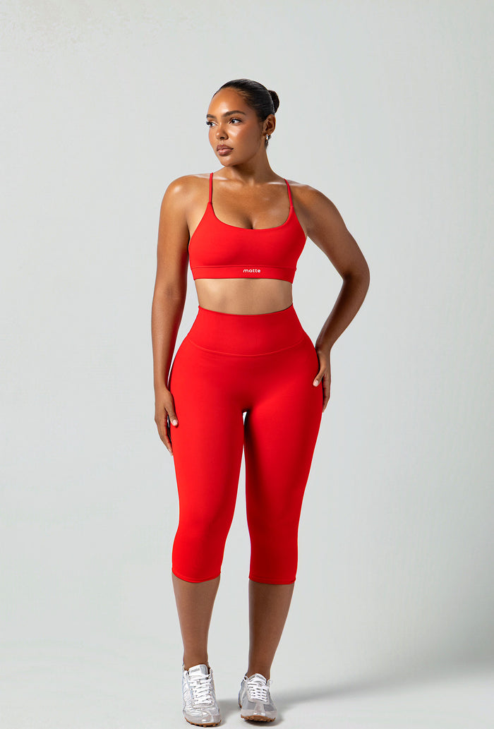 Capri Essential Legging - Maraschino